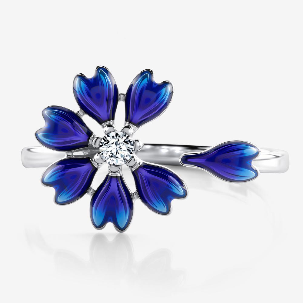 Серебряное кольцо Sokolov ДИ94014994