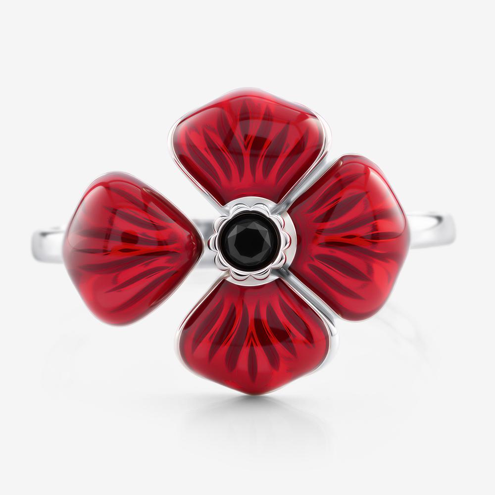 Серебряное кольцо Sokolov ДИ94015005