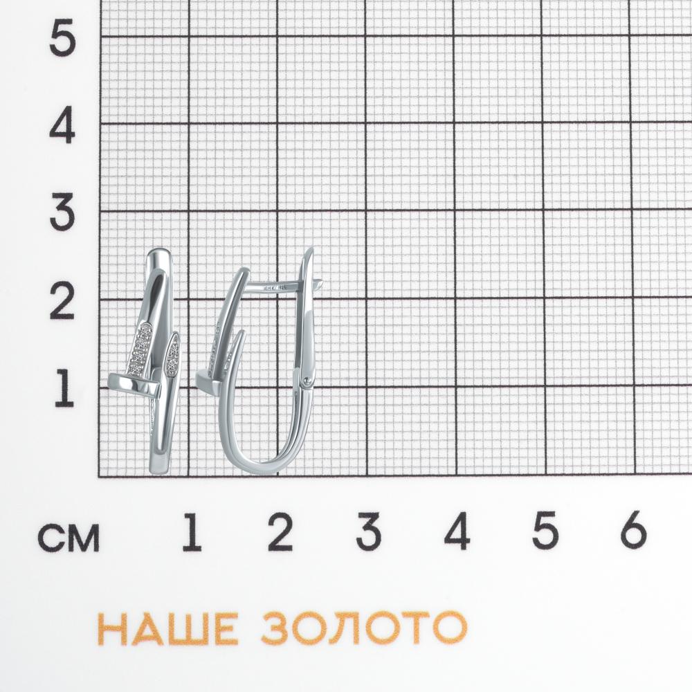 Серебряные серьги  ЗК0201919-00775