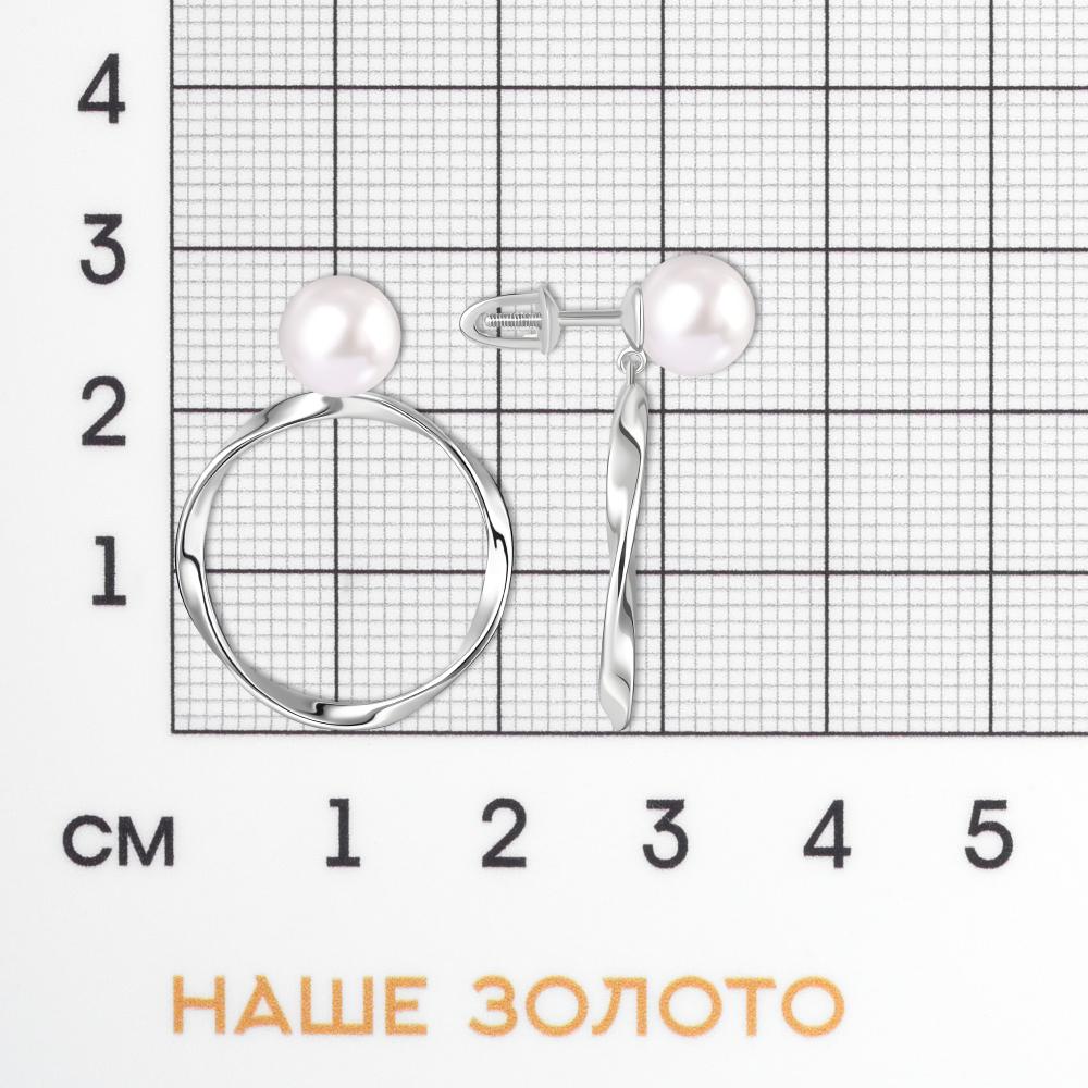 Серебряные серьги гвоздики Арина 3А1041672-01250-2S