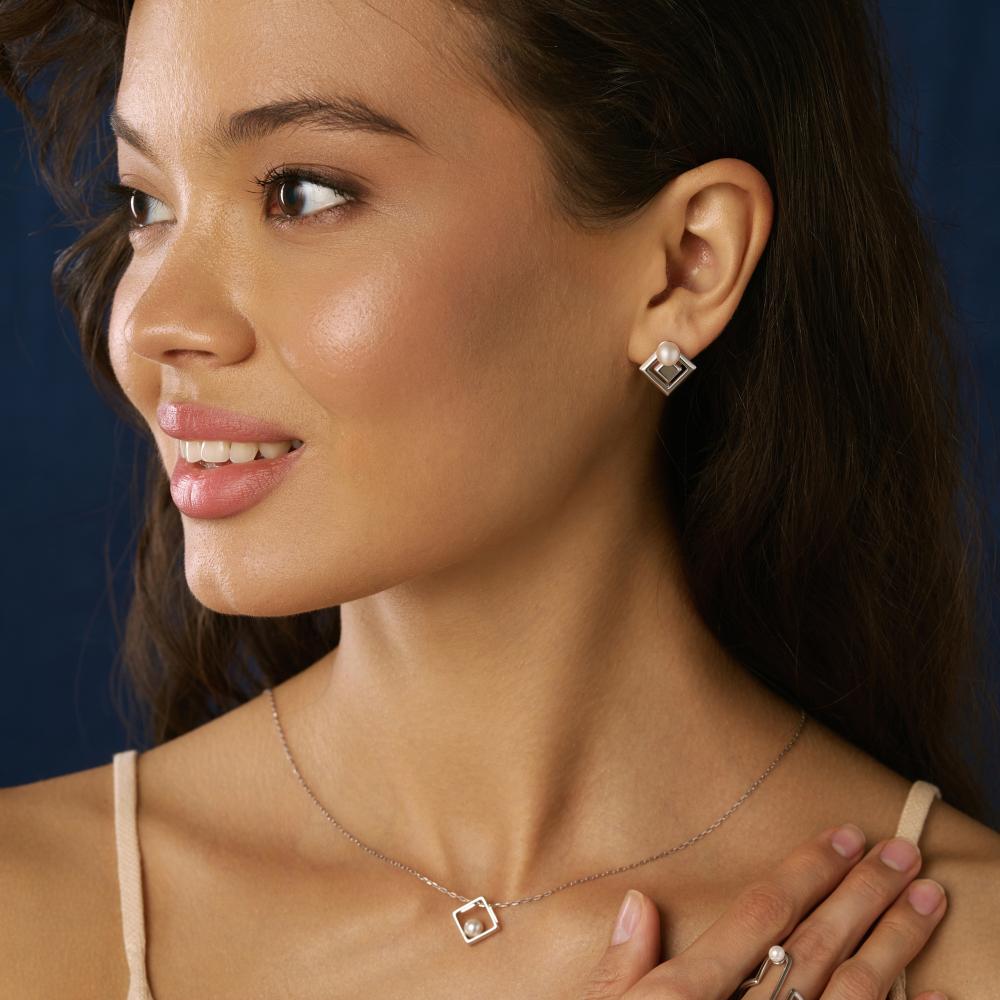 Серебряные серьги Арина 3А1038802-01250-2S