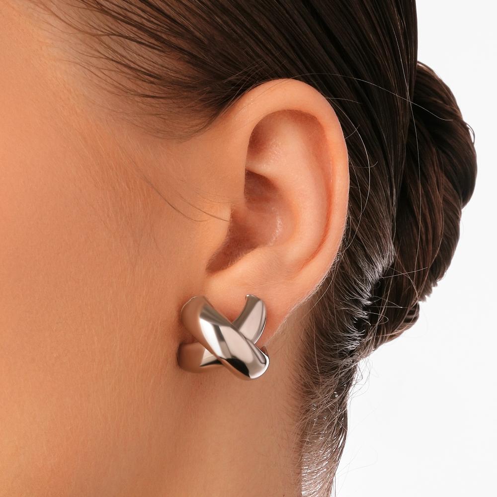 Серебряные серьги гвоздики Almond ЭЫТТЕ5149