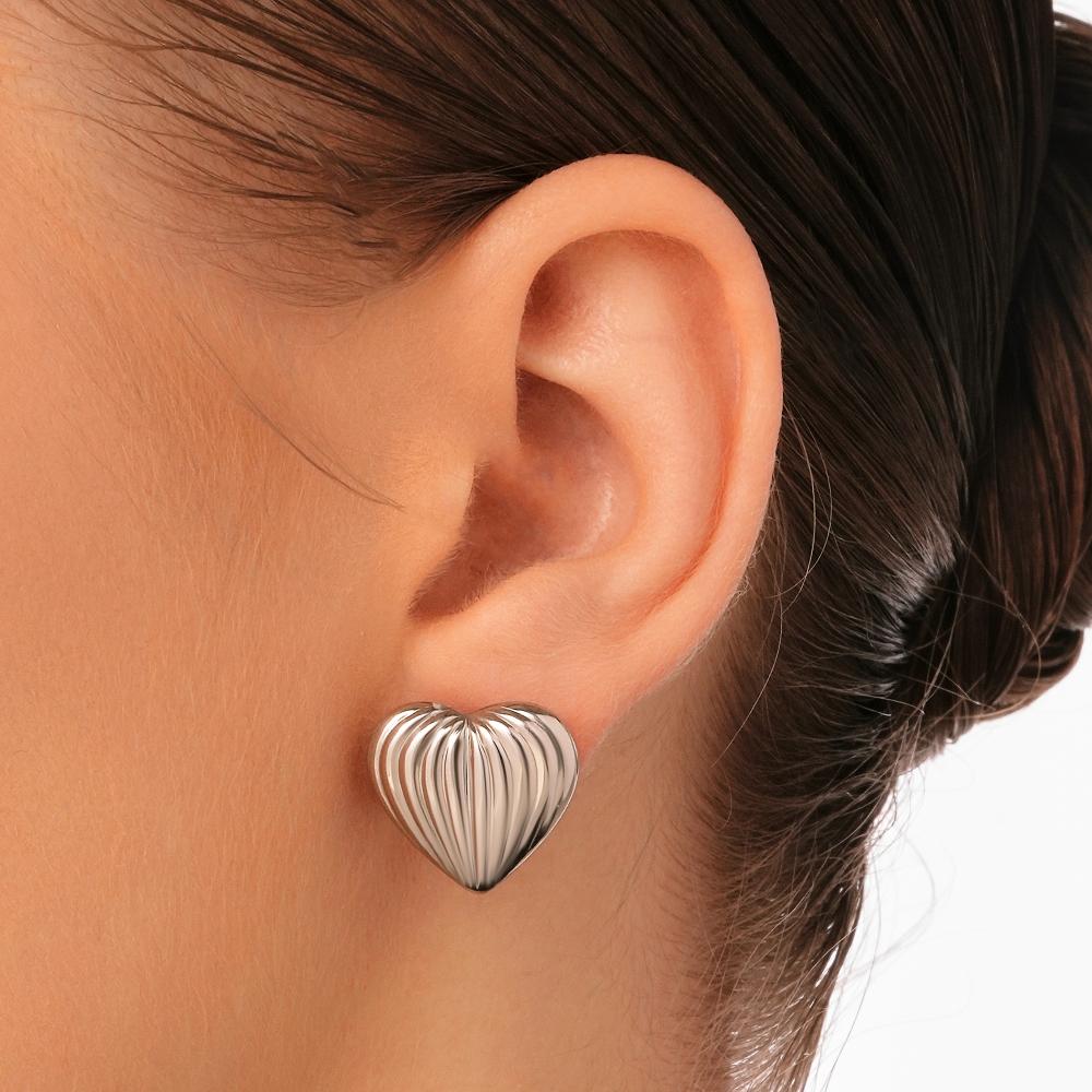 Серебряные серьги гвоздики Almond ЭЫСЕ2359