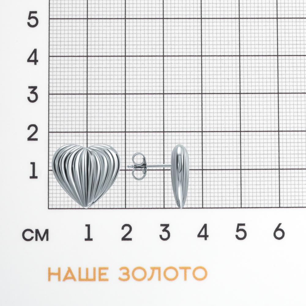 Серебряные серьги гвоздики Almond ЭЫСЕ2359