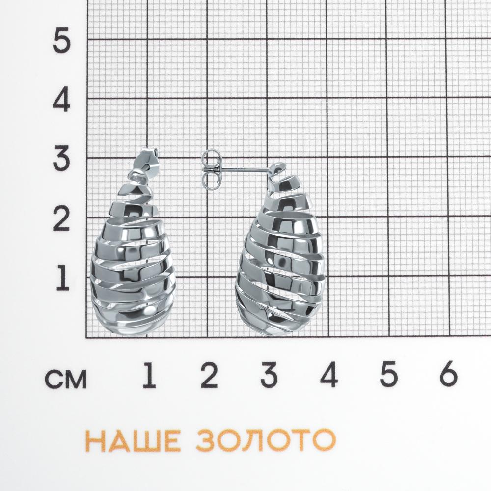 Серебряные серьги гвоздики Almond ЭЫСЕС4617