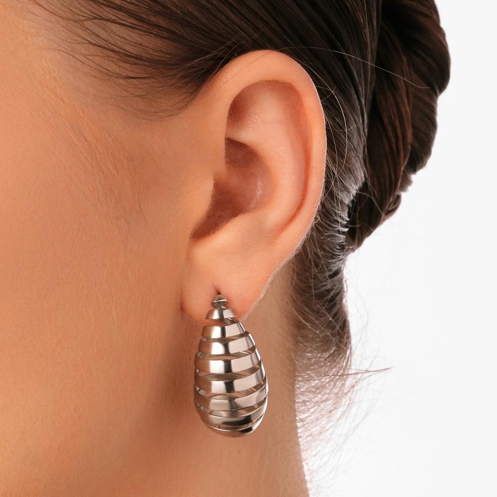 Серебряные серьги гвоздики Almond ЭЫСЕС4617