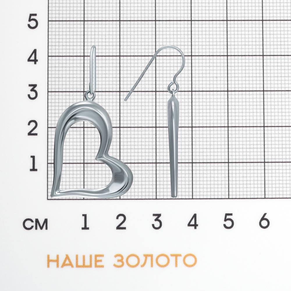Серебряные серьги подвесные Almond ЭЫСДЕ2367
