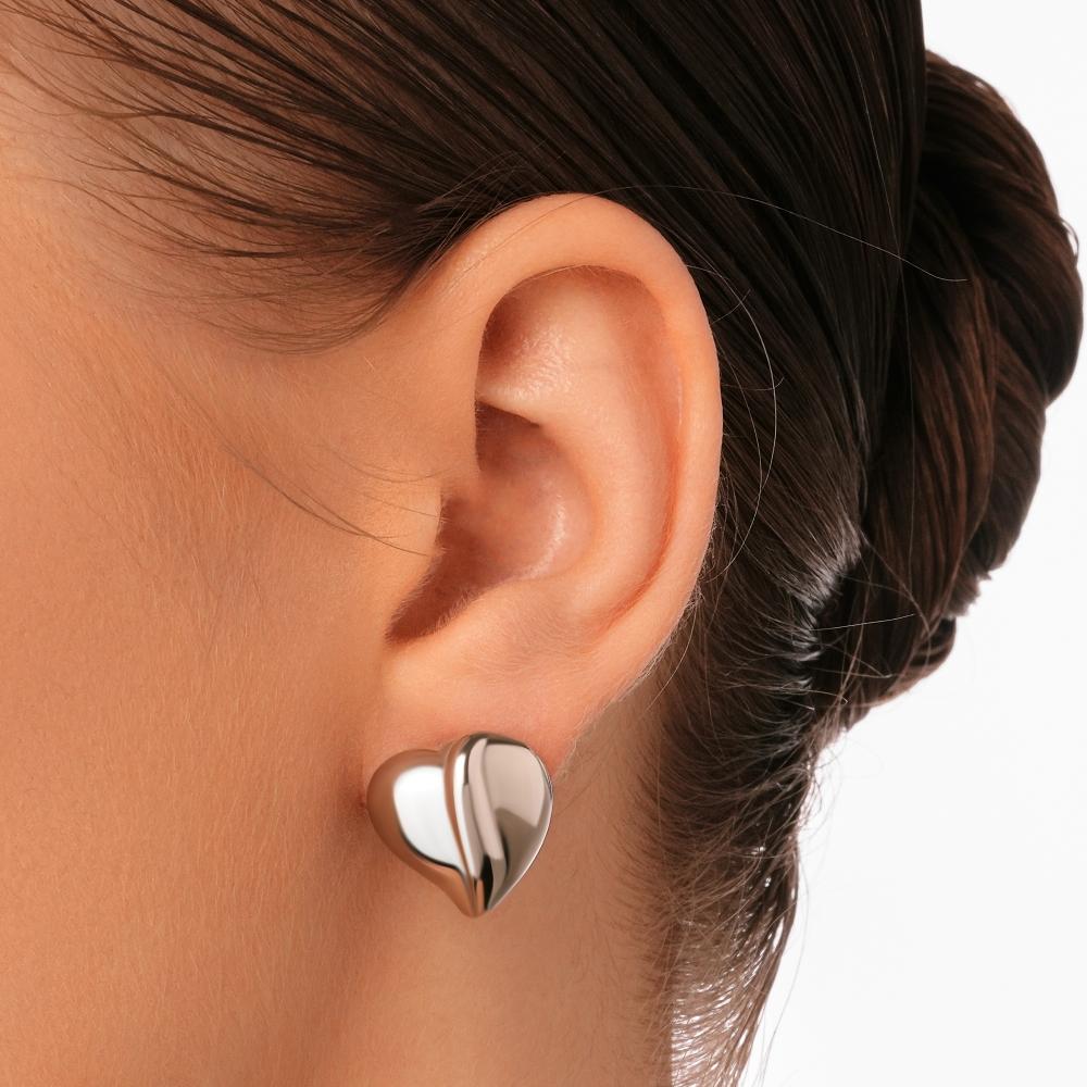 Серебряные серьги гвоздики Almond ЭЫЕЕЕФ245В