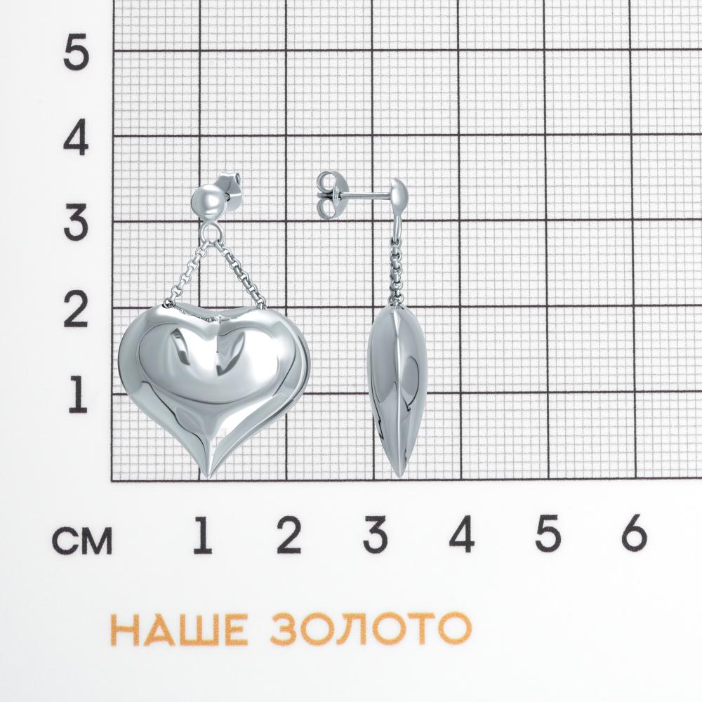 Серебряные серьги подвесные Almond ЭЫСДЕ1649