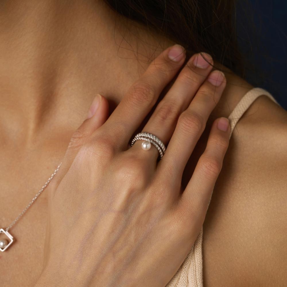 Серебряное кольцо Арина 3А1036911-01250-2S