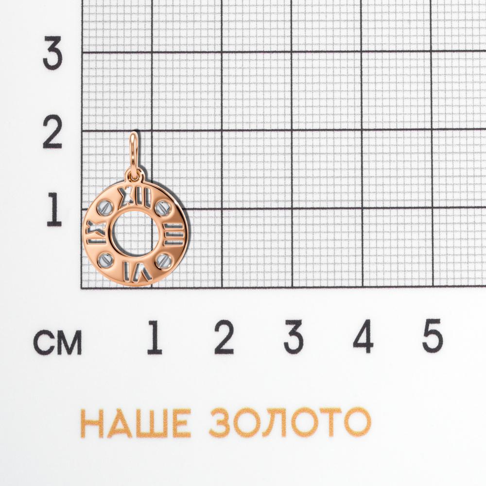 Золотая подвеска Соул из красного золота 585 пробы С63081600