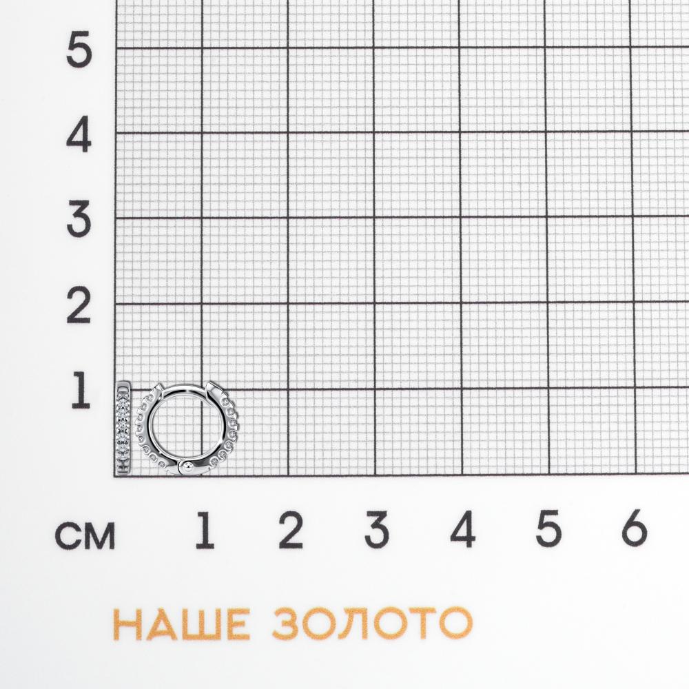 Серебряные серьги конго Sokolov ДИ94025998