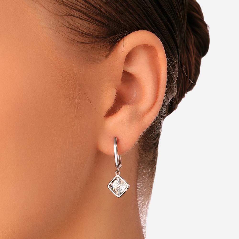 Серебряные серьги подвесные Вероника 3ВС633-5126