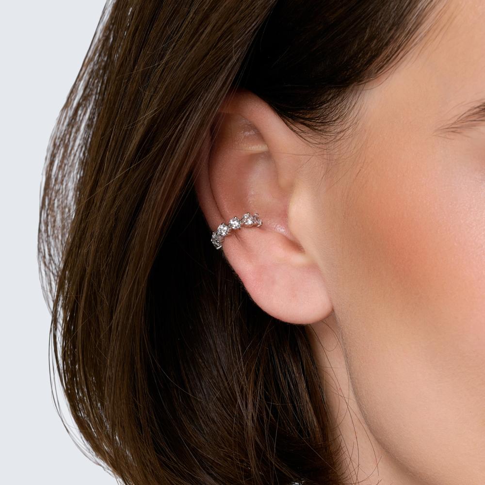 Серебряные серьги полупара Иллада 2ИС122407