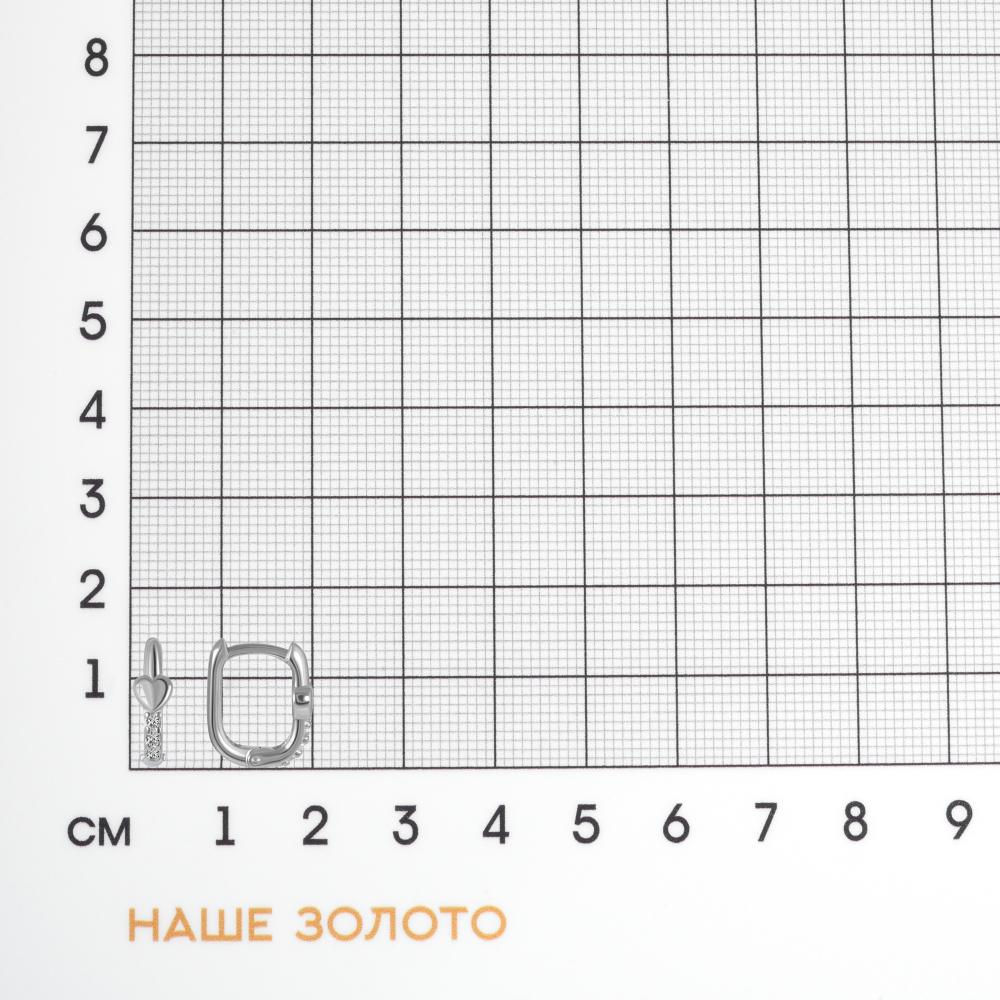 Серебряные серьги Sokolov ДИ94026871