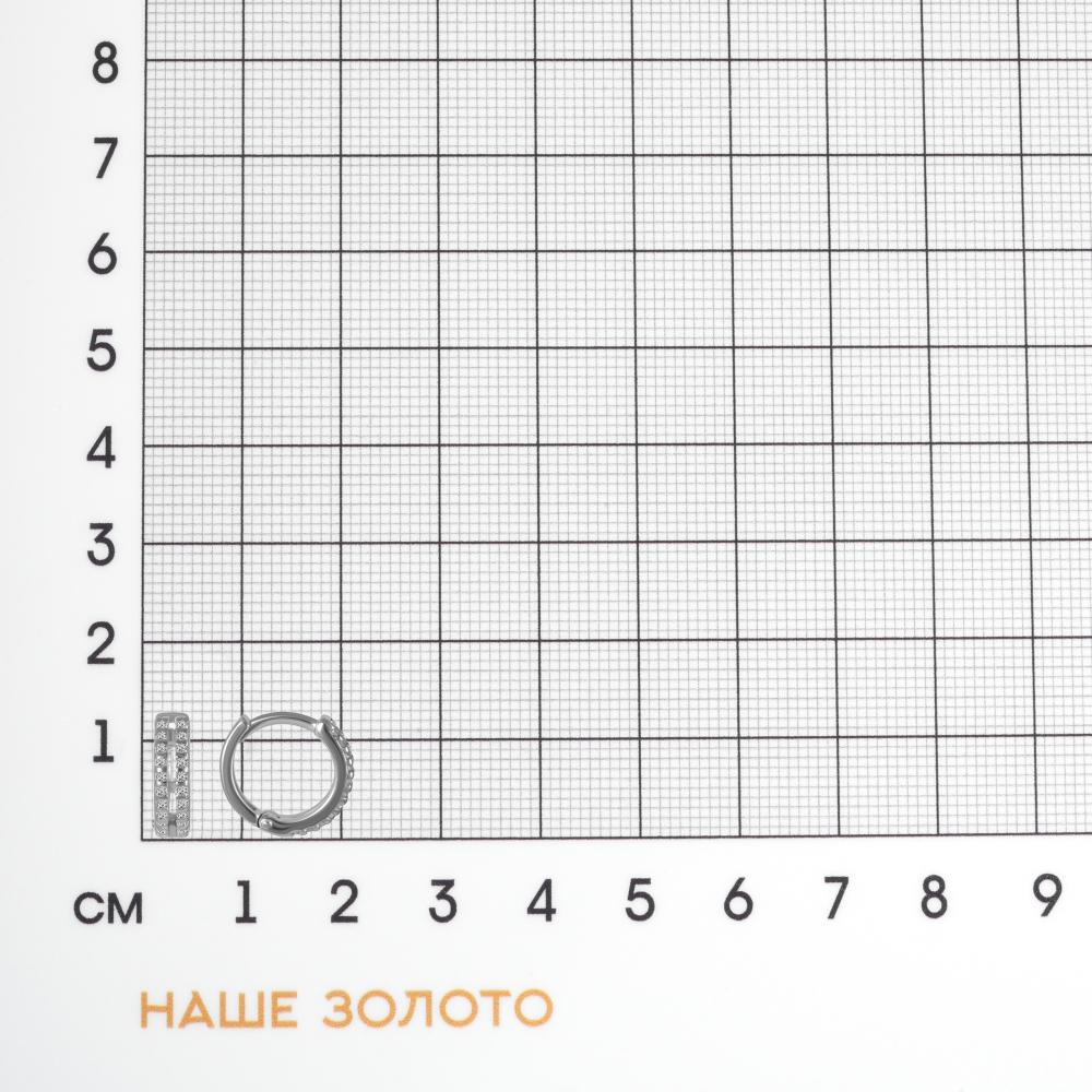 Серебряные серьги конго Sokolov ДИ94025106
