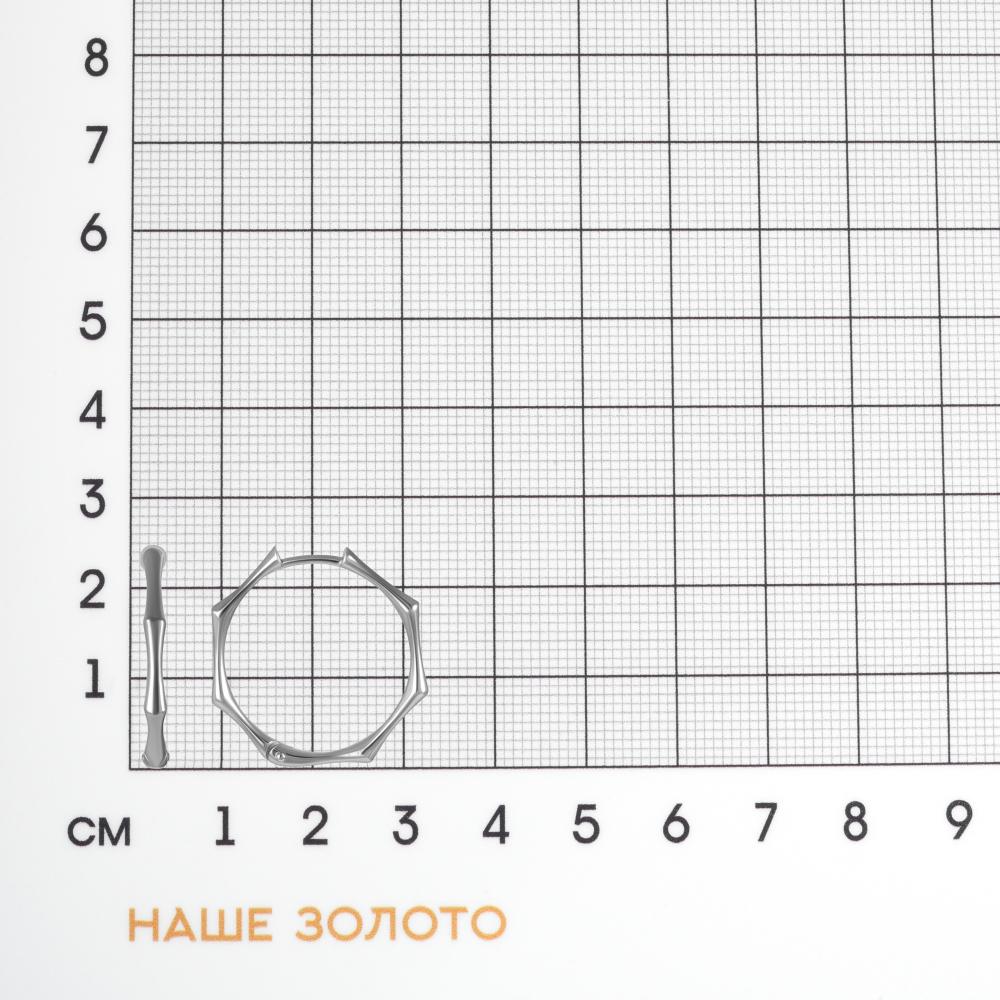 Серебряные серьги конго Талант ТБ11-72-0000-80535