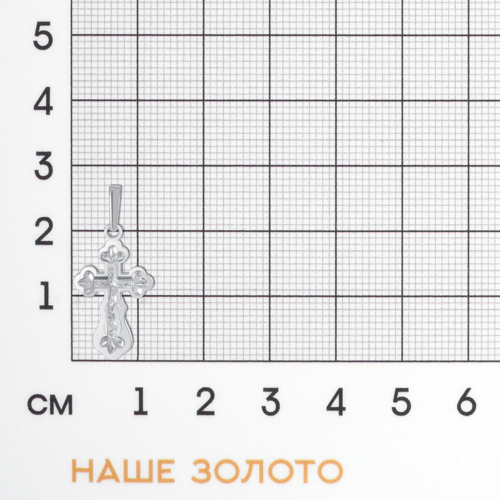 Серебряный крест Liberty РЫ3002555С