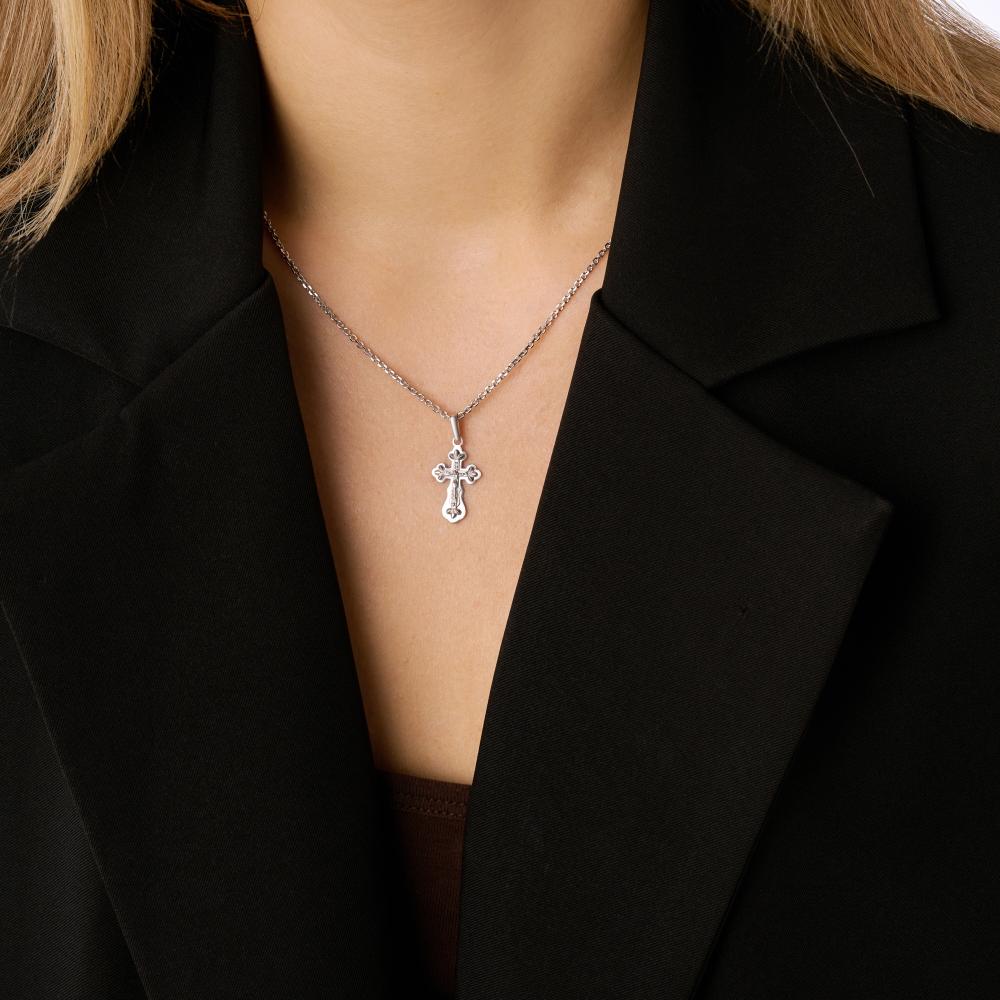 Серебряный крест Liberty РЫ3002555С