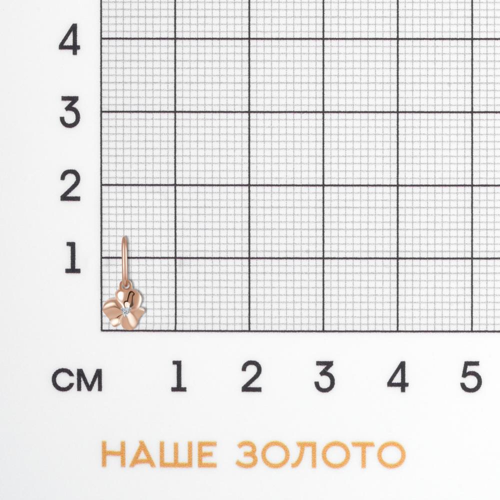 Золотая подвеска Efremof из красного золота 585 пробы ЮПП1317476