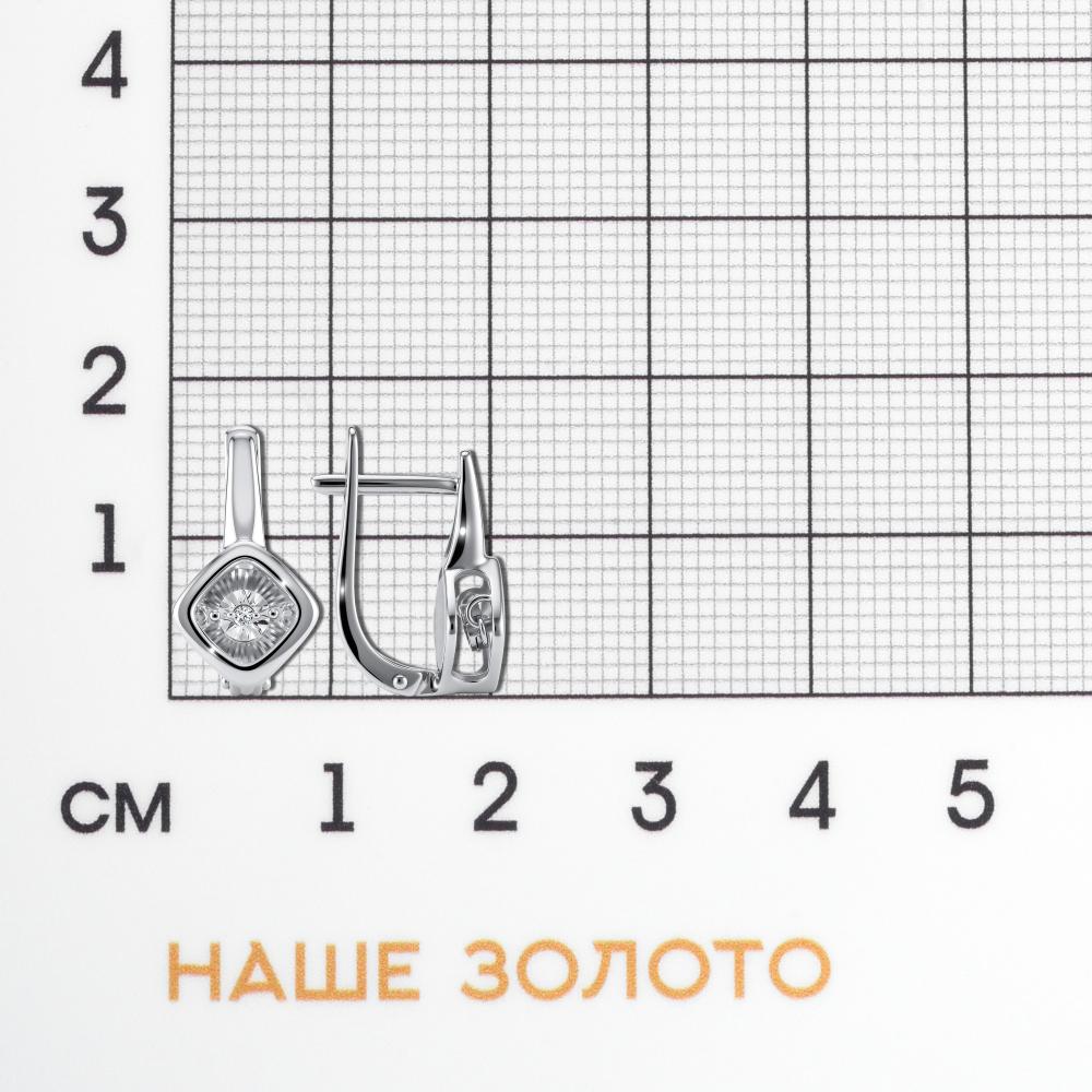Золотые серьги Клондайк из красного золота 585 пробы ЛХ02-02998-18-001-02-03