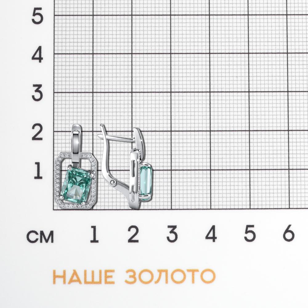 Серебряные серьги Фасет ФЯ02-0148-Т3010-400-21