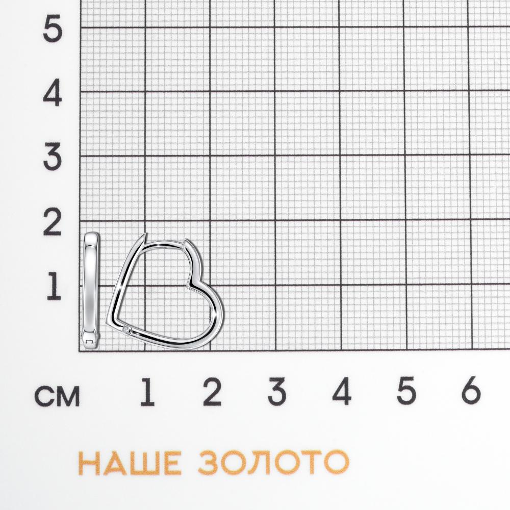 Серебряные серьги конго Иллада 2ИС122782
