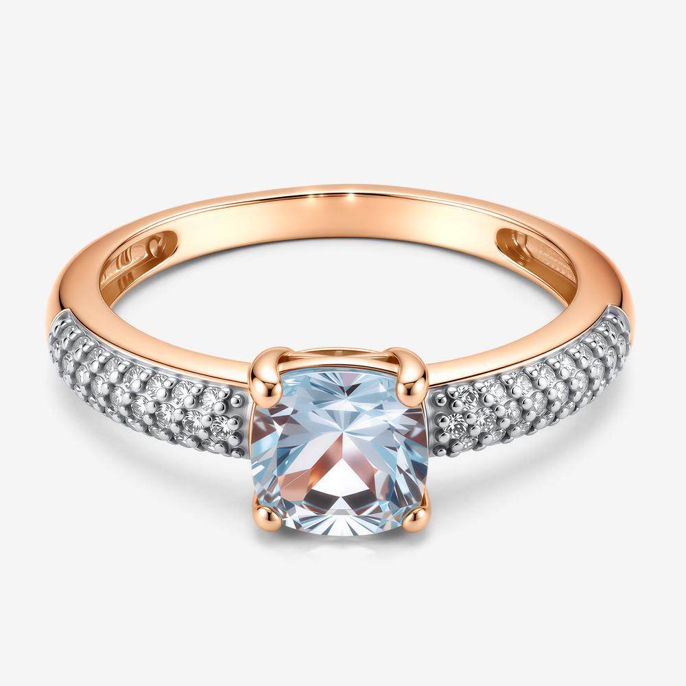 Золотое кольцо New gold из красного золота 585 пробы НЮ099495_01_01_005_0002ТГ