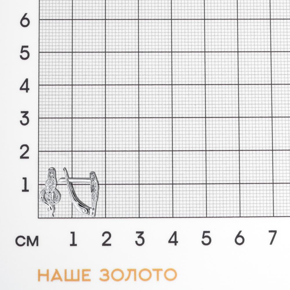 Серебряные серьги Иллада 2ИС122373