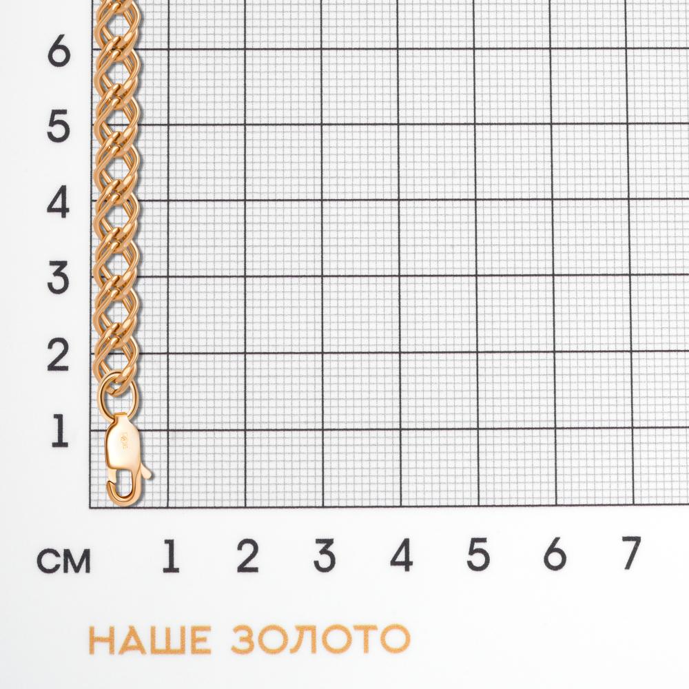 Золотой браслет Талант из красного золота 585 пробы ЗБ5КРДВ080О