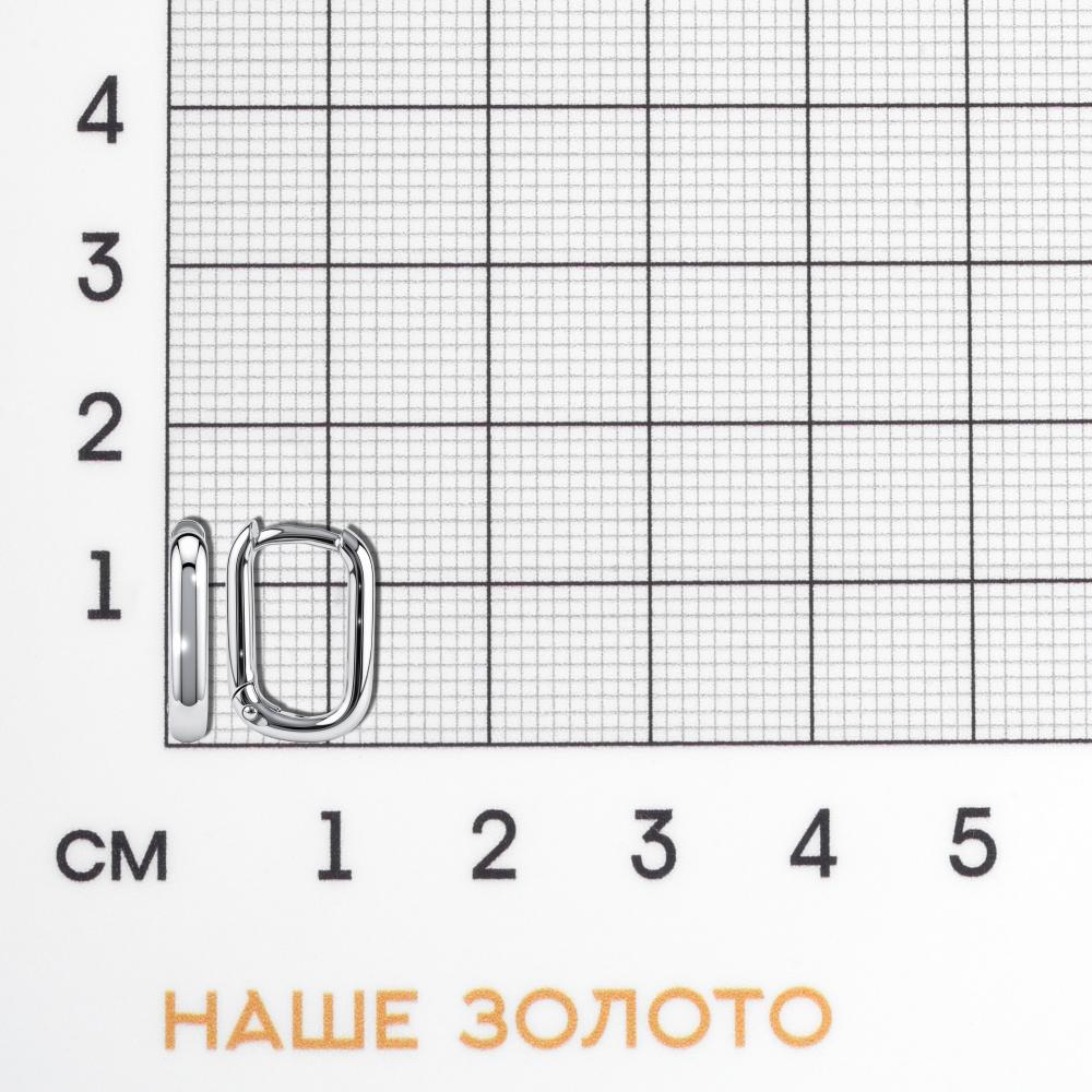 Серебряные серьги конго Иллада 2ИС122728