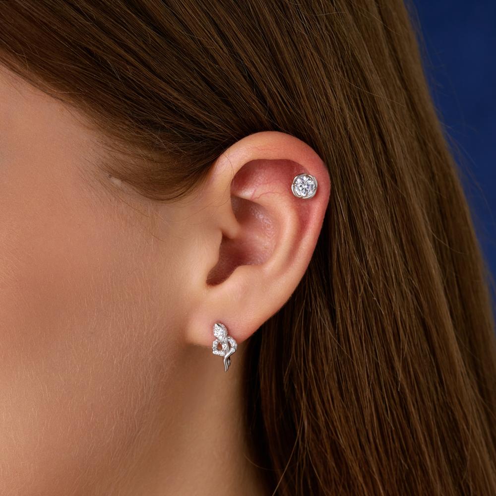 Серебряные серьги гвоздики Золотая столица ЗЧС2139731010
