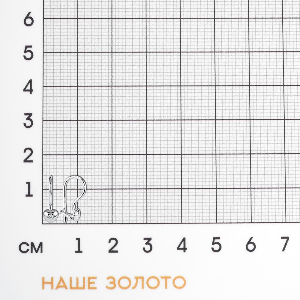 Серебряные серьги детские Иллада 2ИС120503