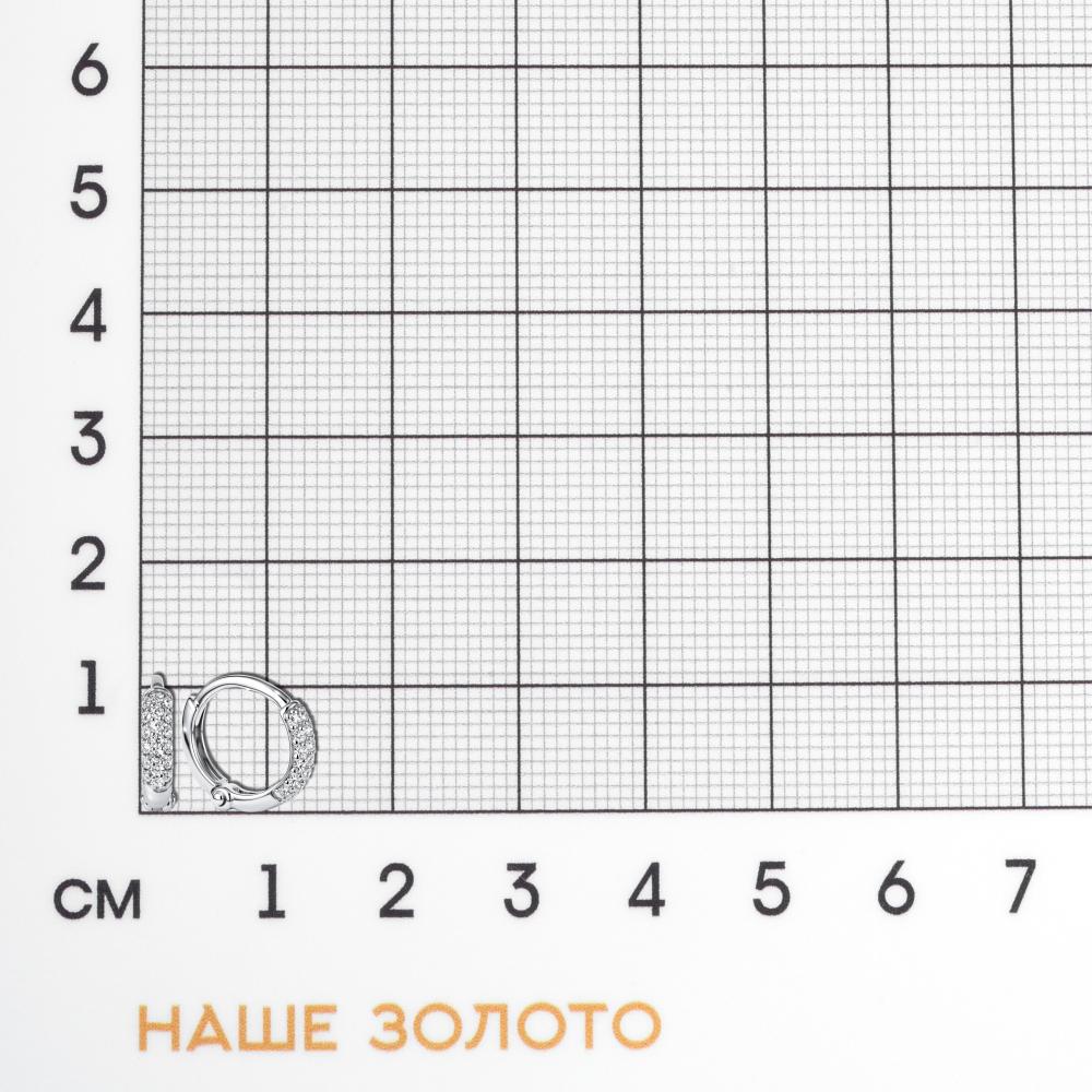 Серебряные серьги конго Иллада 2ИС122727