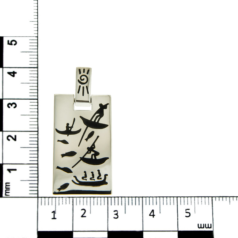 Серебряная подвеска Kabarovsky  со вставками (эмаль) 9К13-014С