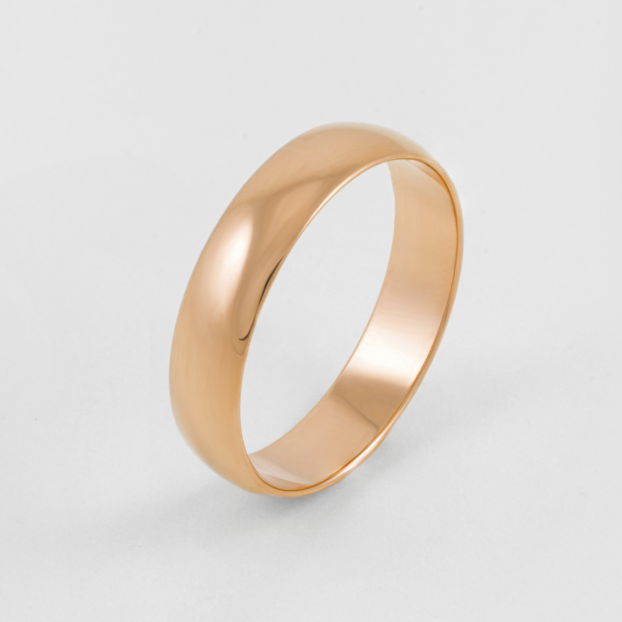 Золотое кольцо обручальное Sokolov из красного золота 585 пробы ДИ110030, размеры от 15 до 23.5
