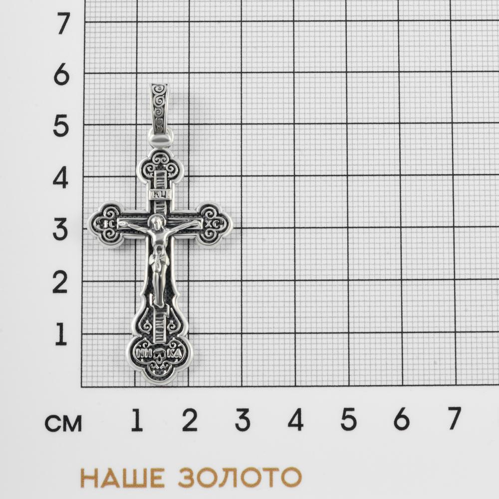 Серебряный крест Кубачи КБК10104